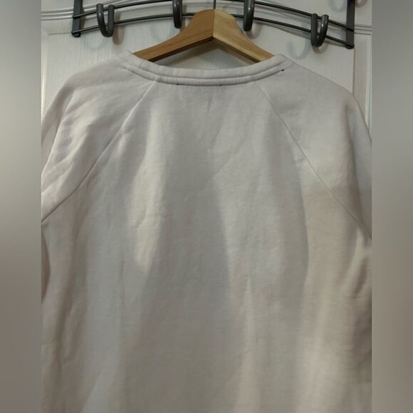 TOMMY HILFIGER Logo Flag Crew Neck Sweatshirt Women's L classic white preppy - Picture 10 of 13